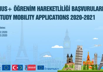 2020-2021 Erasmus+ Öğrenim Hareketliliği Başvuruları / The Erasmus+ Study Mobility Applications 2020-2021
